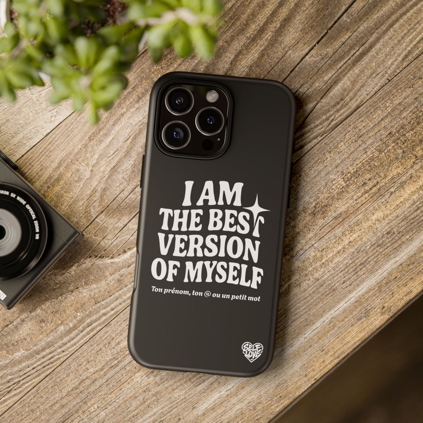 I Am The Best Version Of Myself - Coque iPhone (noir)