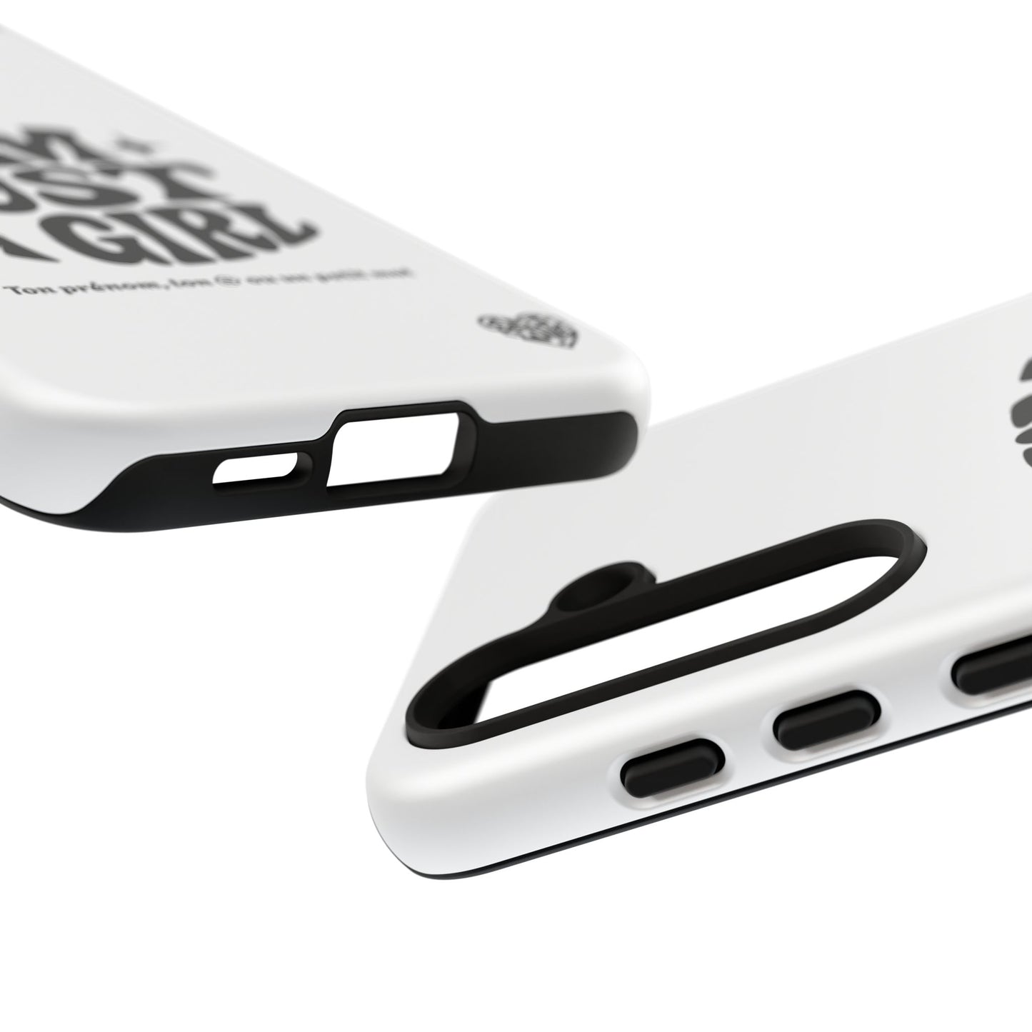Im Just A Girl - Coque Samsung (blanc)