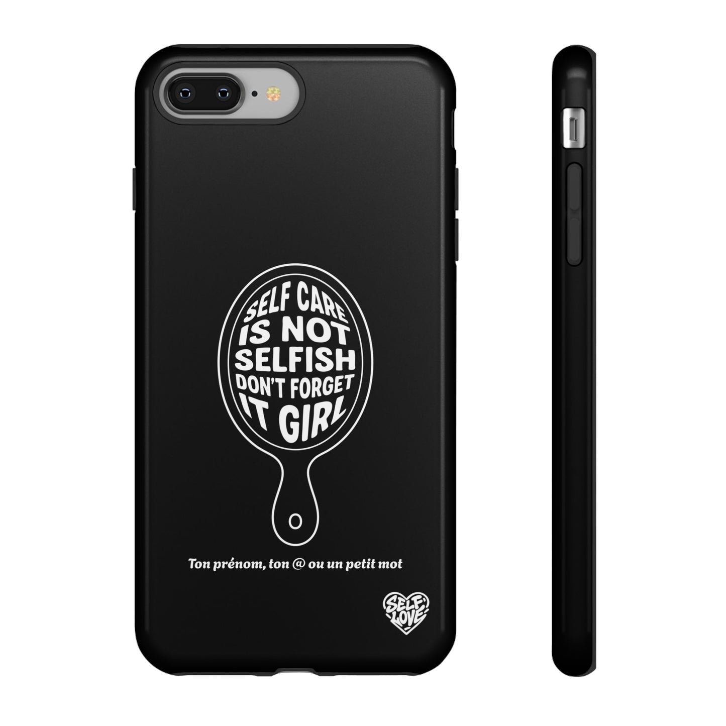 Self Care - Coque iPhone (noir)