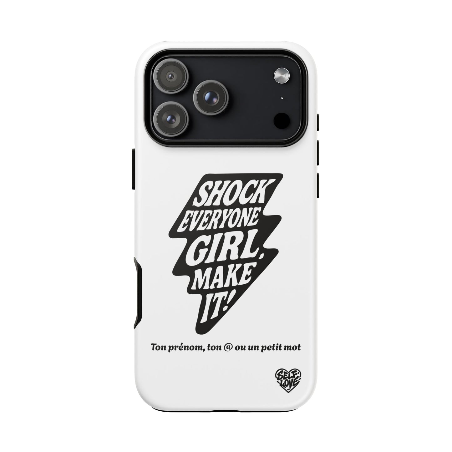 Shock Everyone - Coque iPhone (blanc)