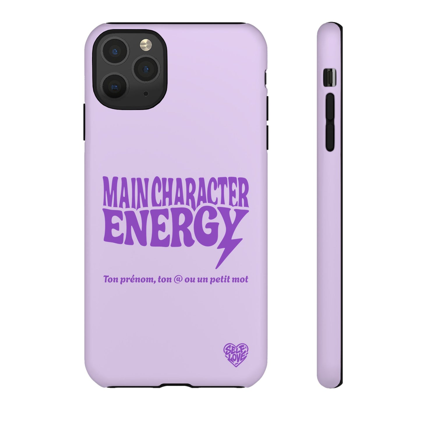Main Character Energy - Coque iPhone (violet)