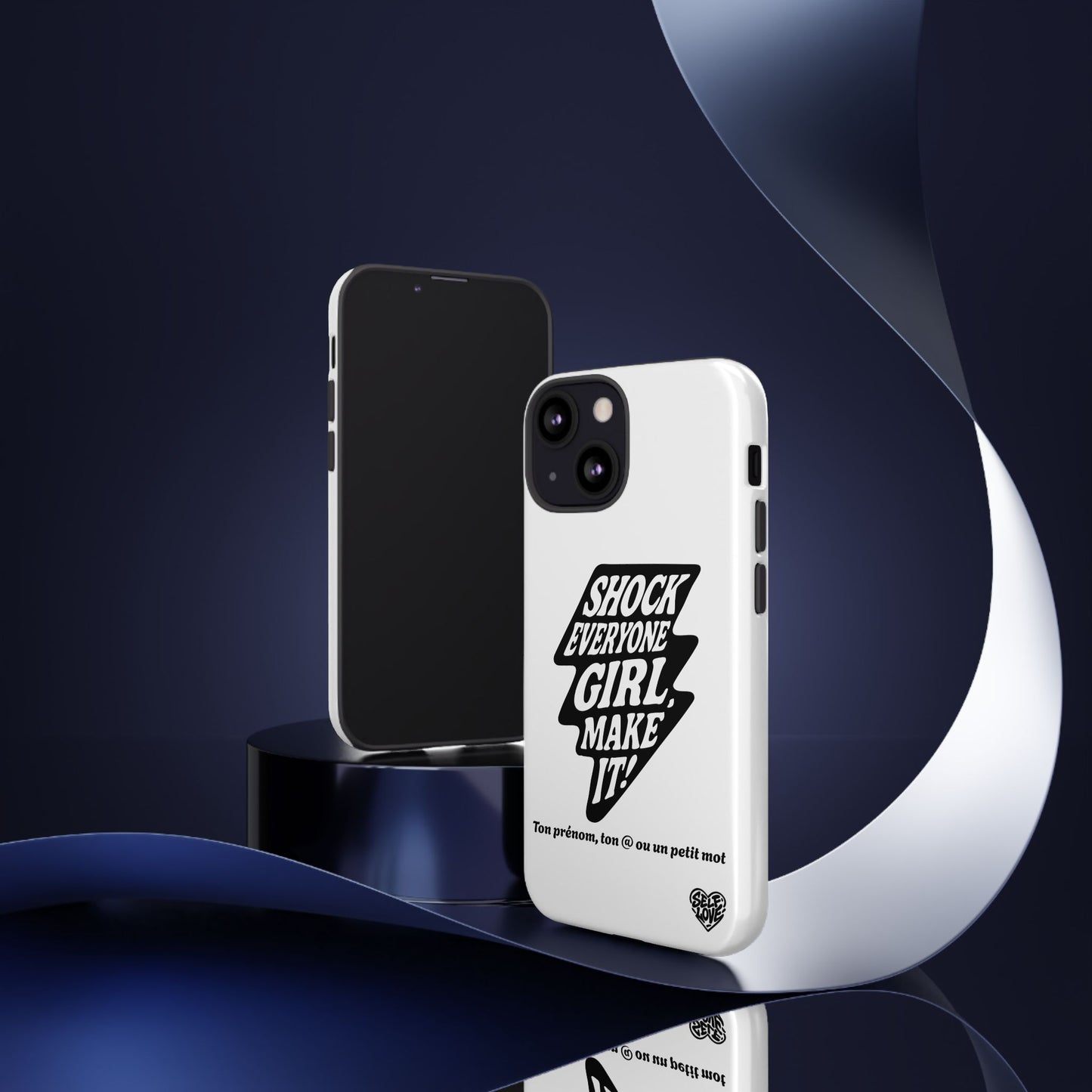 Shock Everyone - Coque iPhone (blanc)