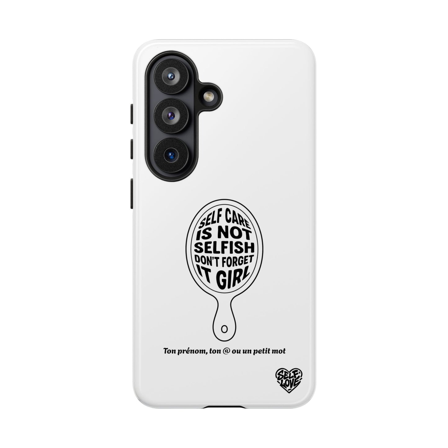Self Care - Coque Samsung (blanc)