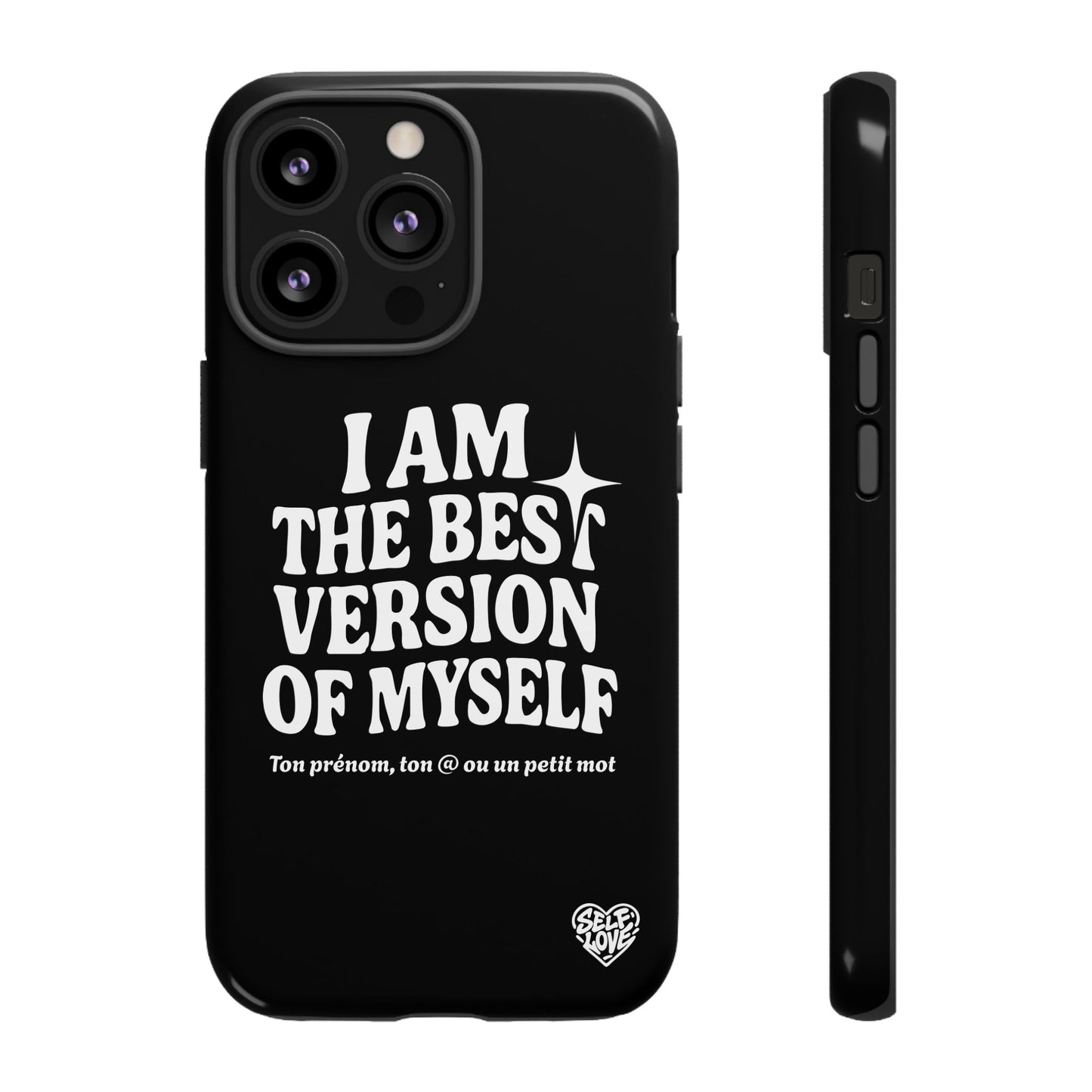 I Am The Best Version Of Myself - Coque iPhone (noir)