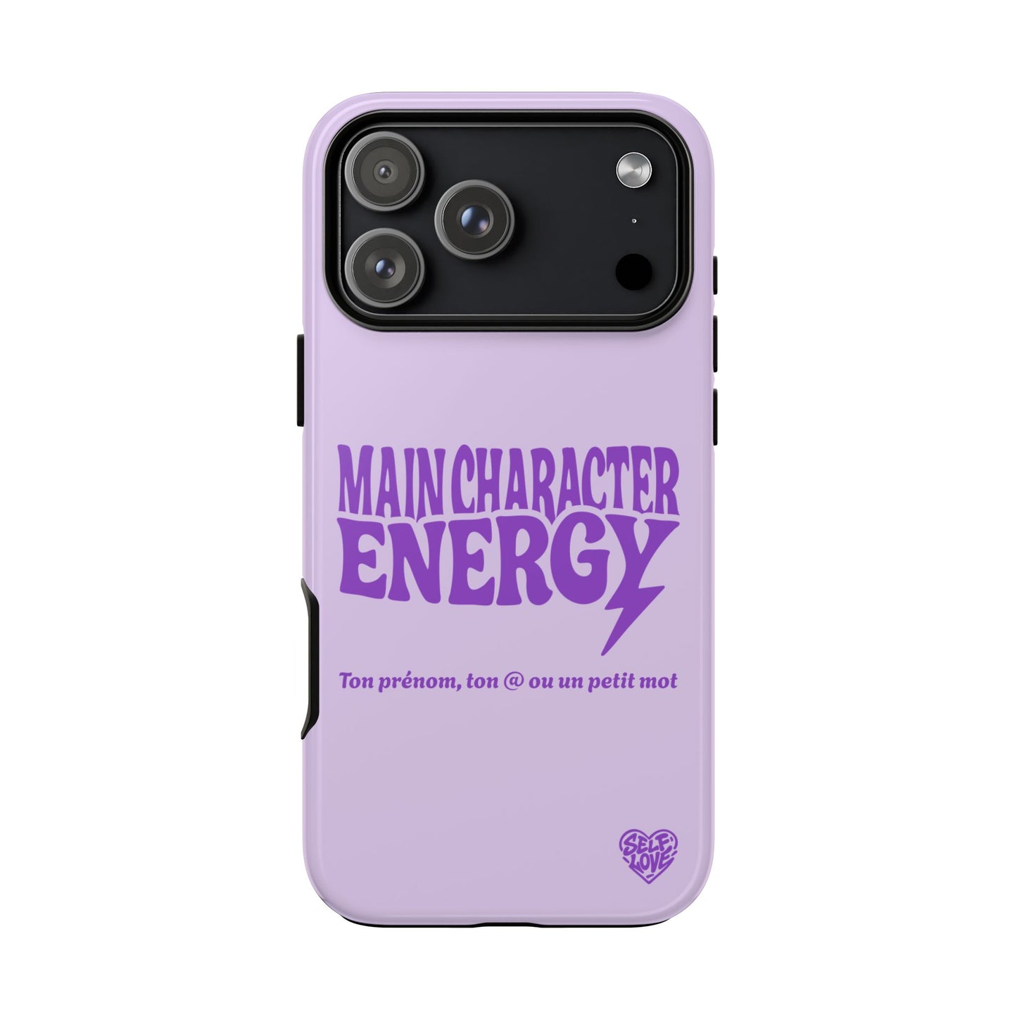 Main Character Energy - Coque iPhone (violet)