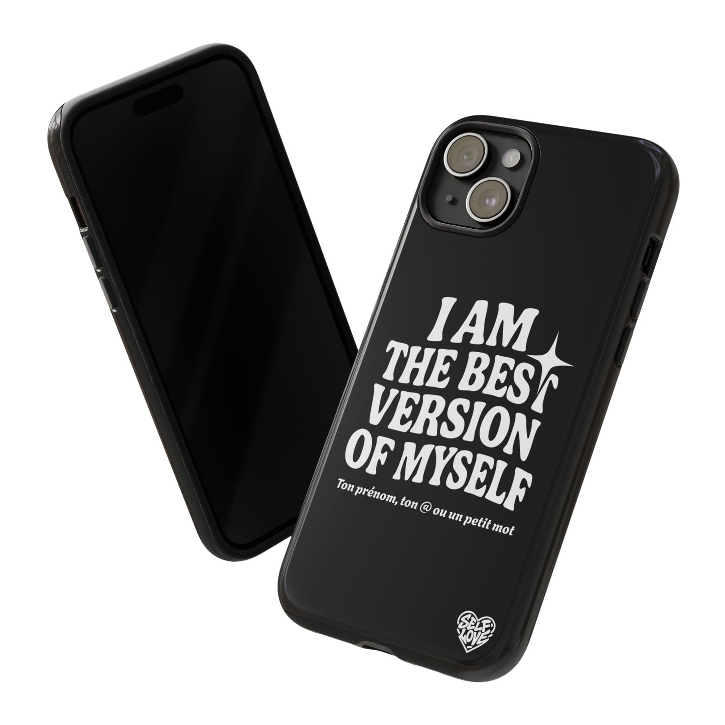 I Am The Best Version Of Myself - Coque iPhone (noir)