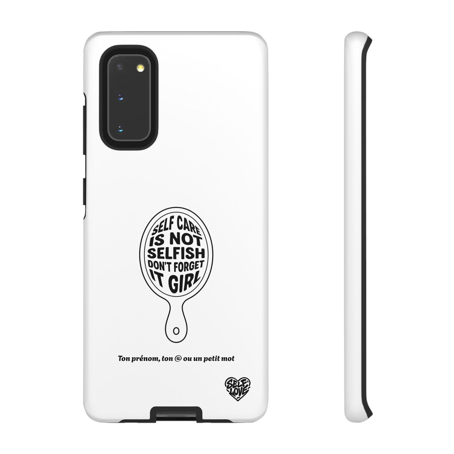 Self Care - Coque Samsung (blanc)