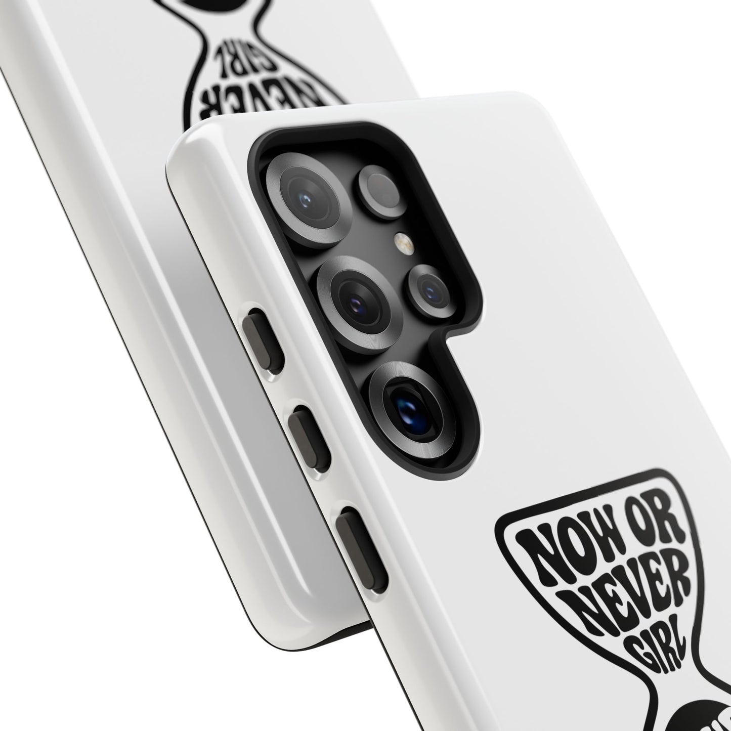 Now Or Never Girl - Coque Samsung (blanc)