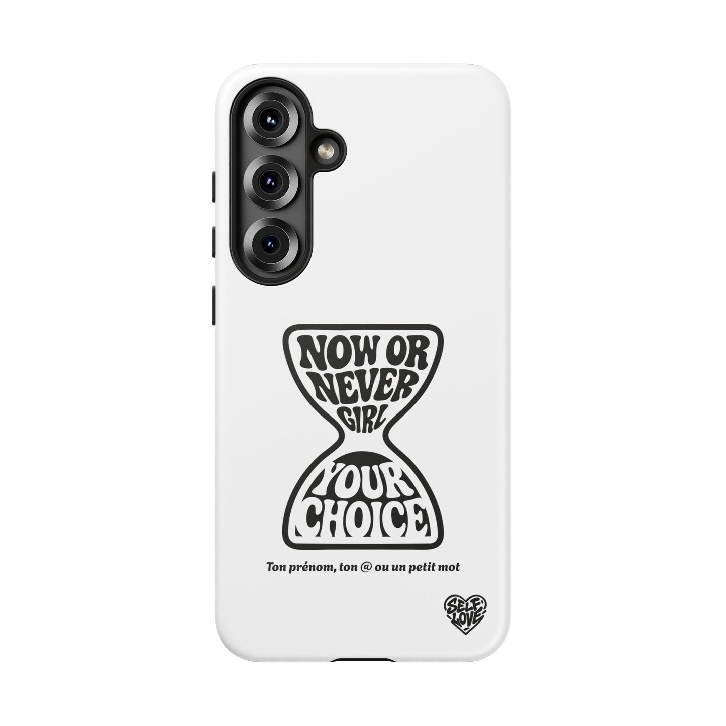 Now Or Never Girl - Coque Samsung (blanc)