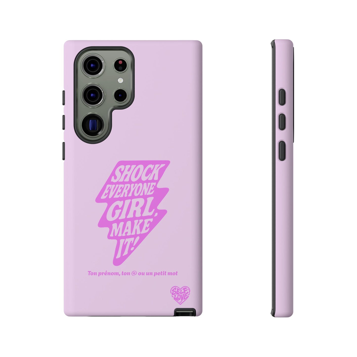 Shock Everyone - Coque Samsung (rose)