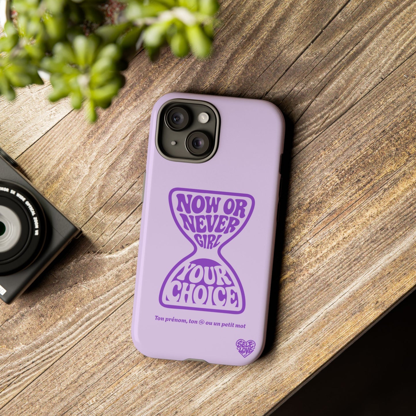 Now Or Never Girl - Coque iPhone (violet)