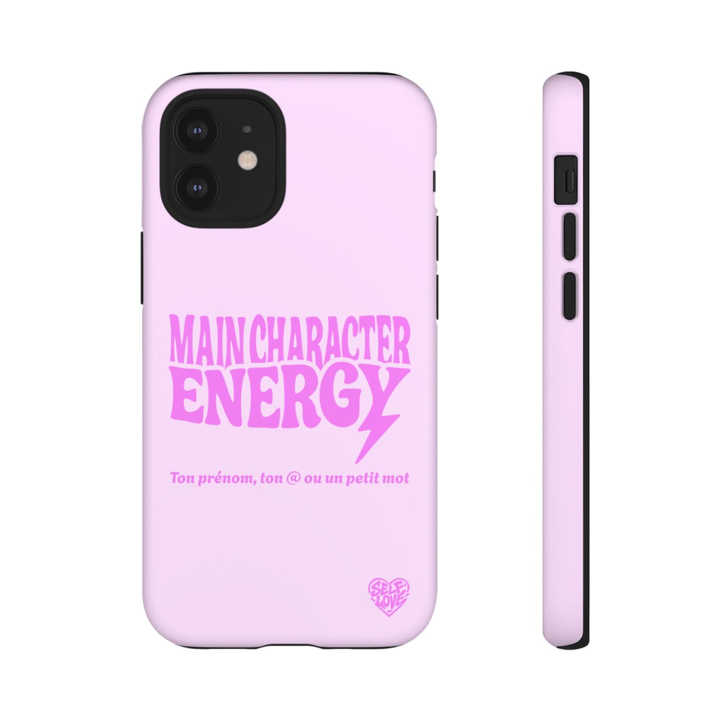 Main Character Energy - Coque iPhone (rose)