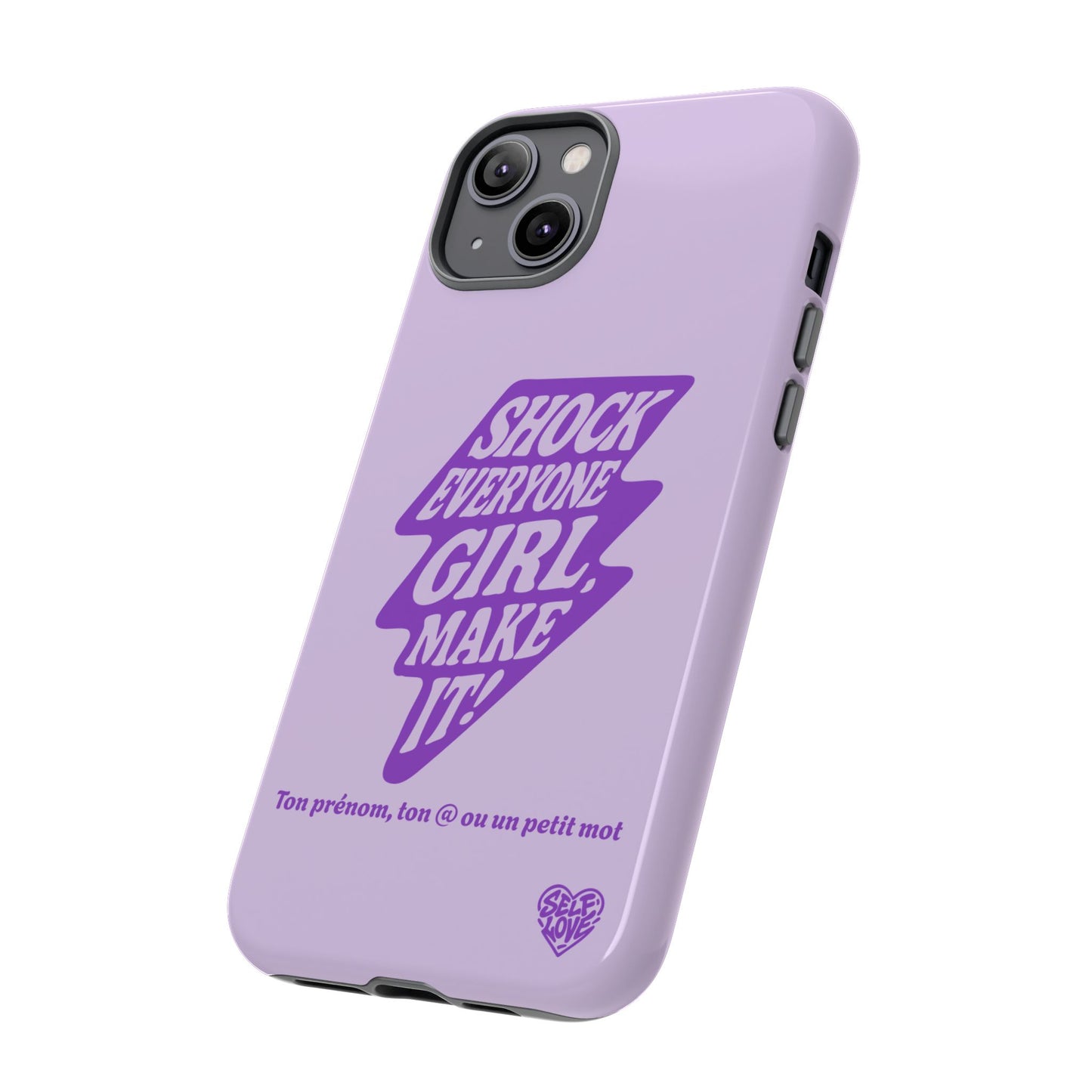 Shock Everyone - Coque iPhone (violet)