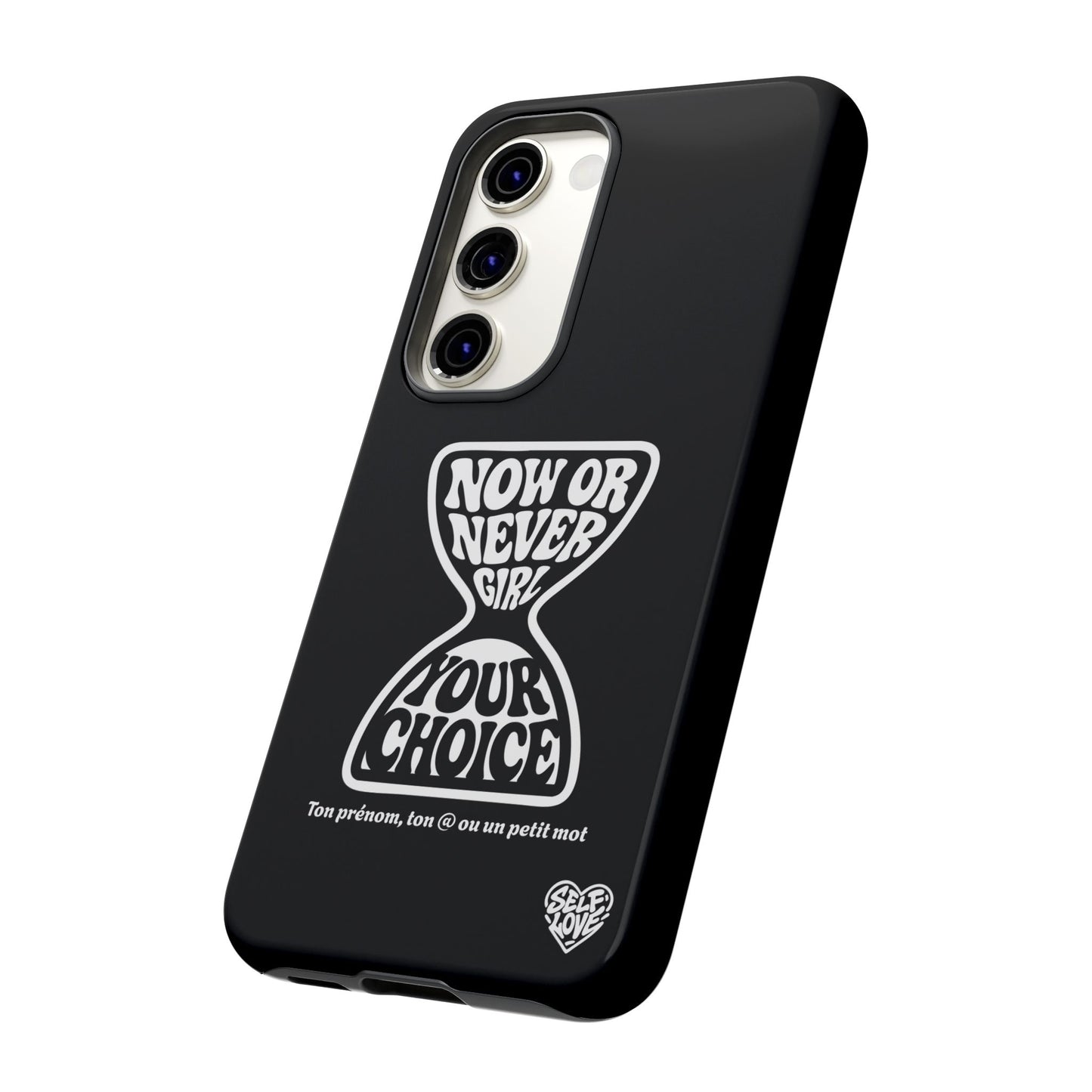 Now Or Never Girl - Coque Samsung (noir)
