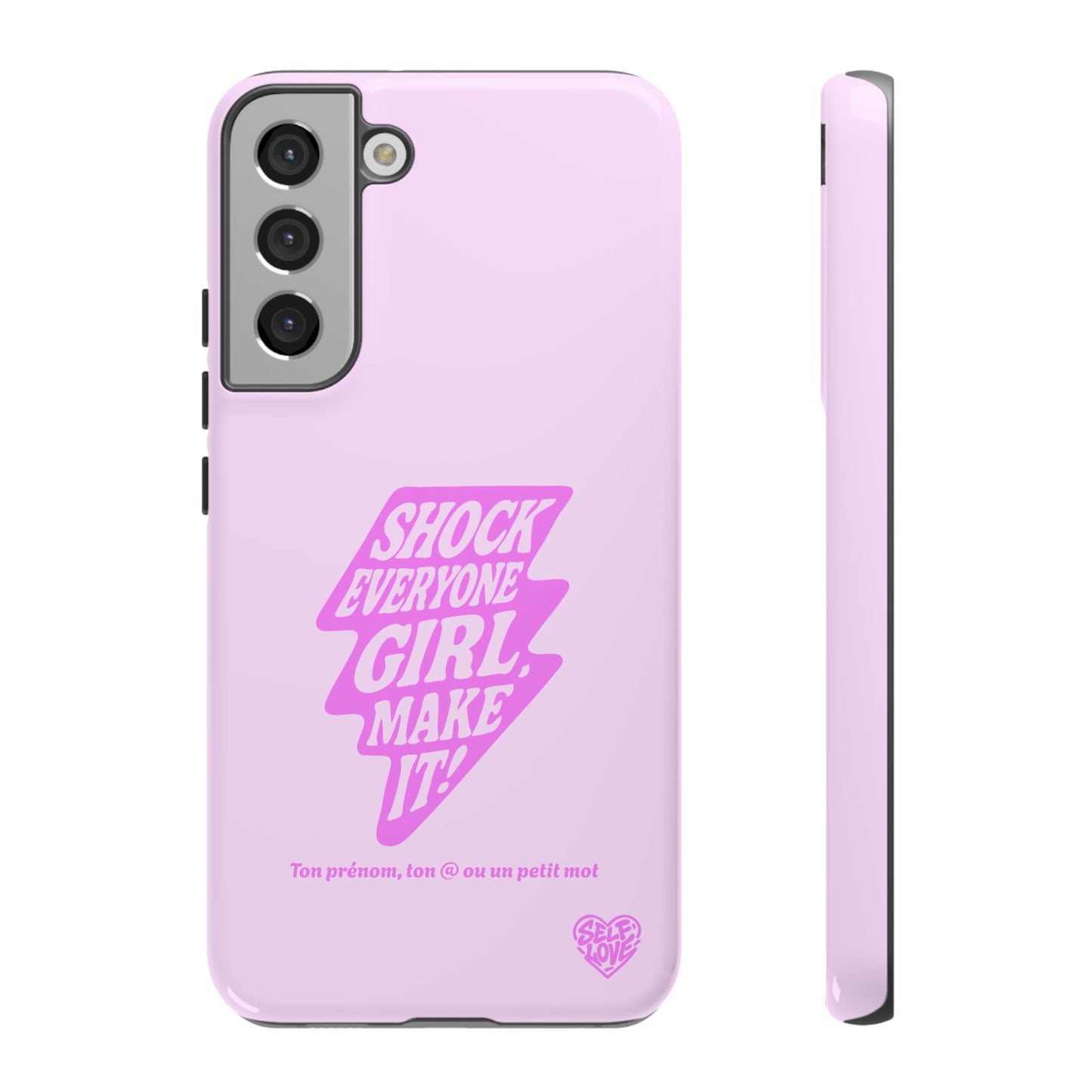 Shock Everyone - Coque Samsung (rose)