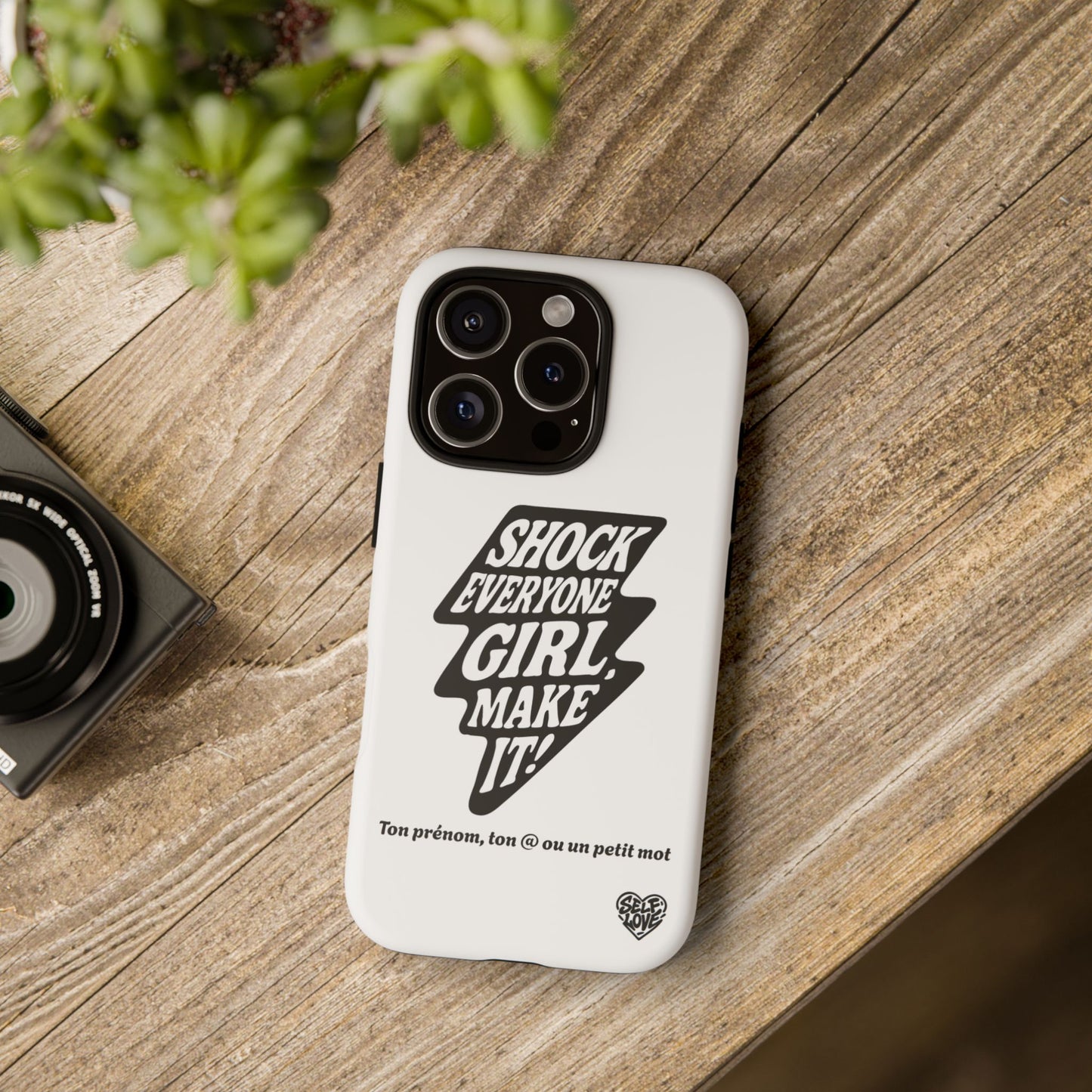 Shock Everyone - Coque iPhone (blanc)