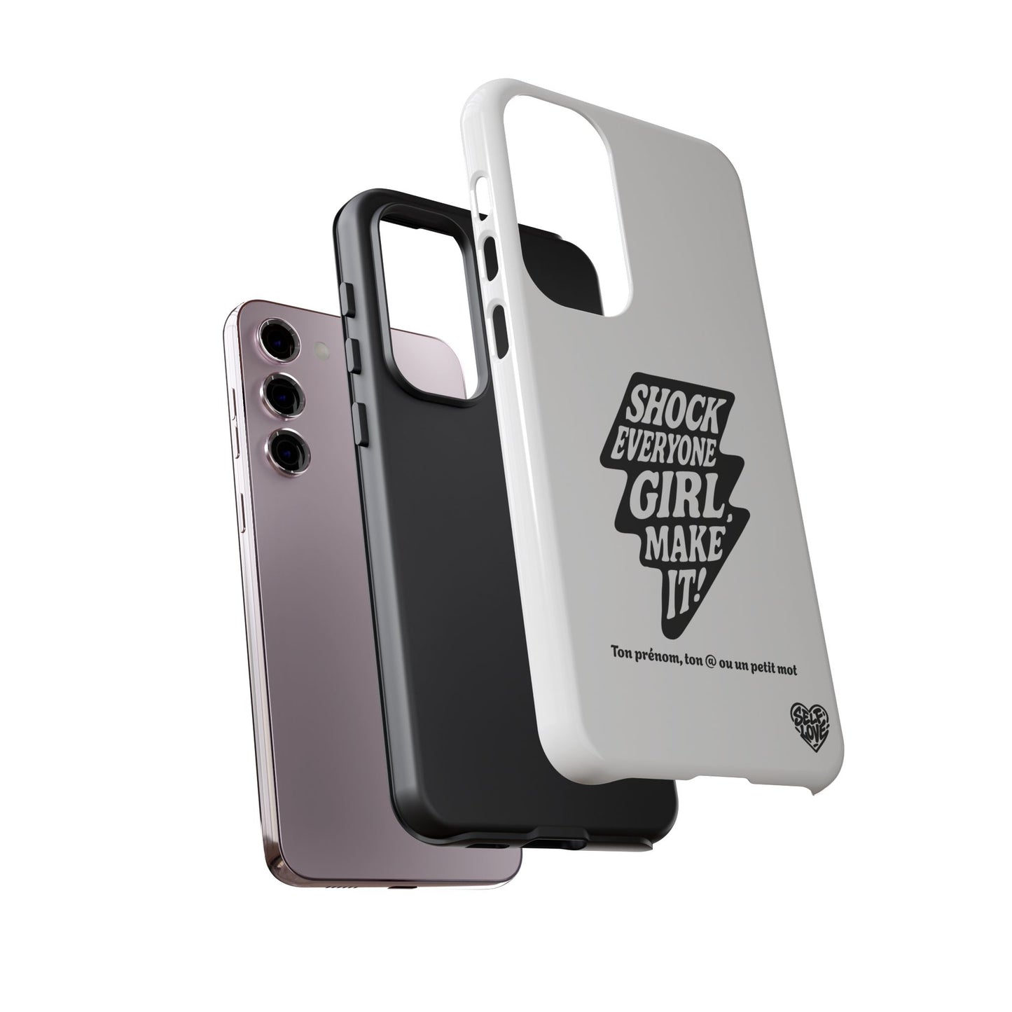 Shock Everyone - Coque Samsung (blanc)
