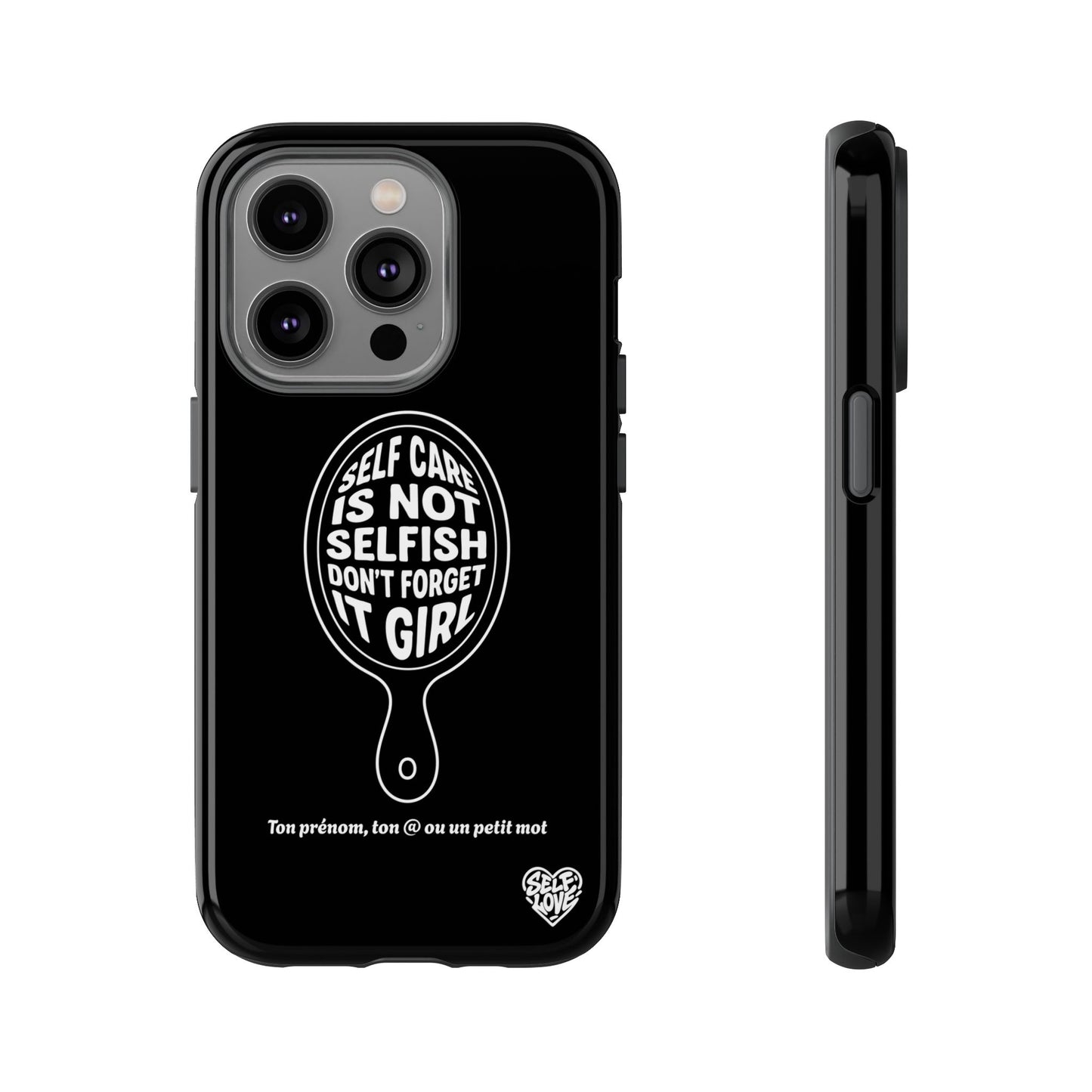 Self Care - Coque iPhone (noir)
