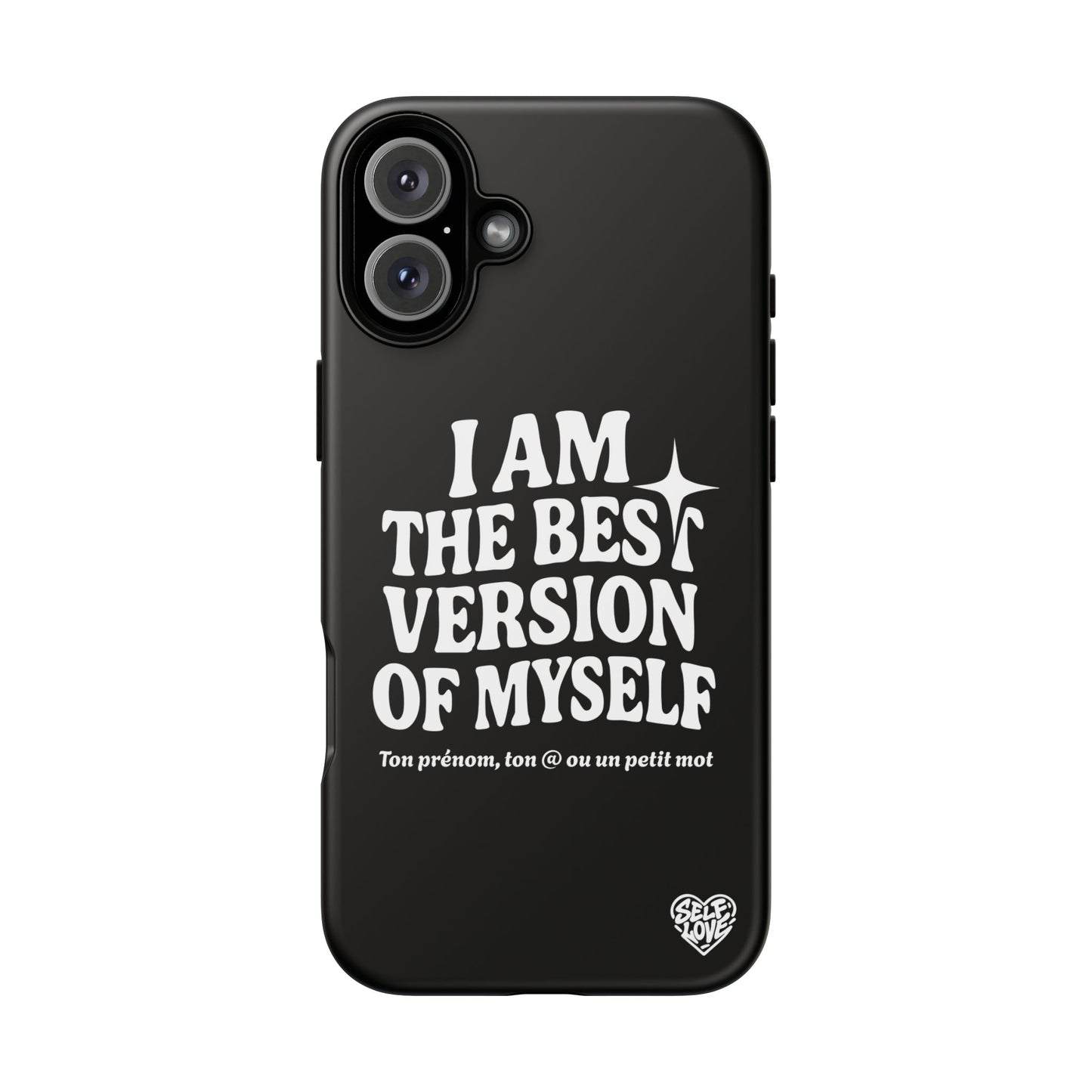 I Am The Best Version Of Myself - Coque iPhone (noir)