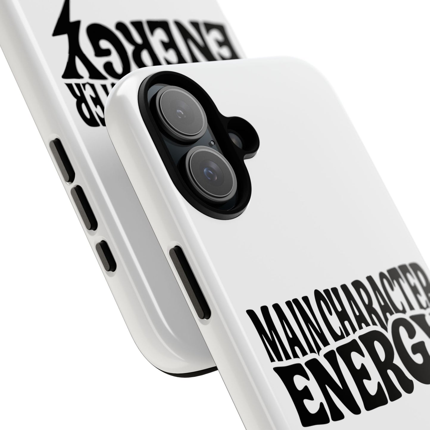 Main Character Energy - Coque iPhone (blanc)