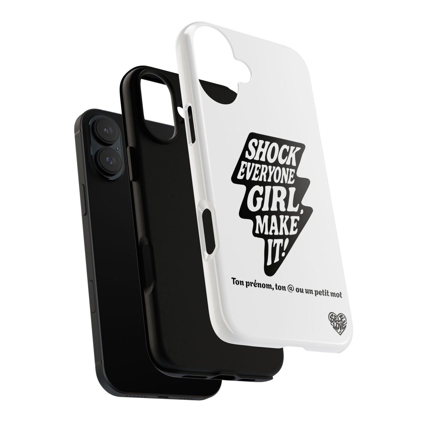 Shock Everyone - Coque iPhone (blanc)