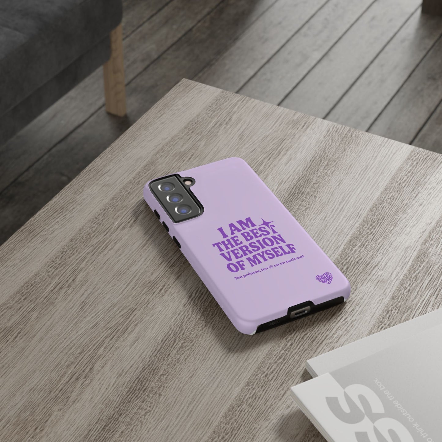 I Am The Best Version Of Myself - Coque Samsung (violet)