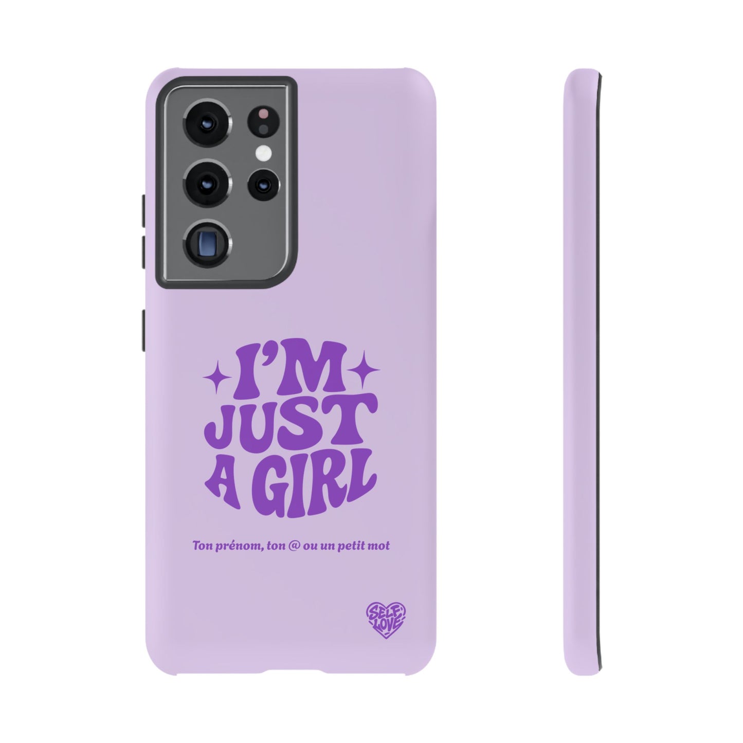 Im Just A Girl - Coque Samsung (violet)