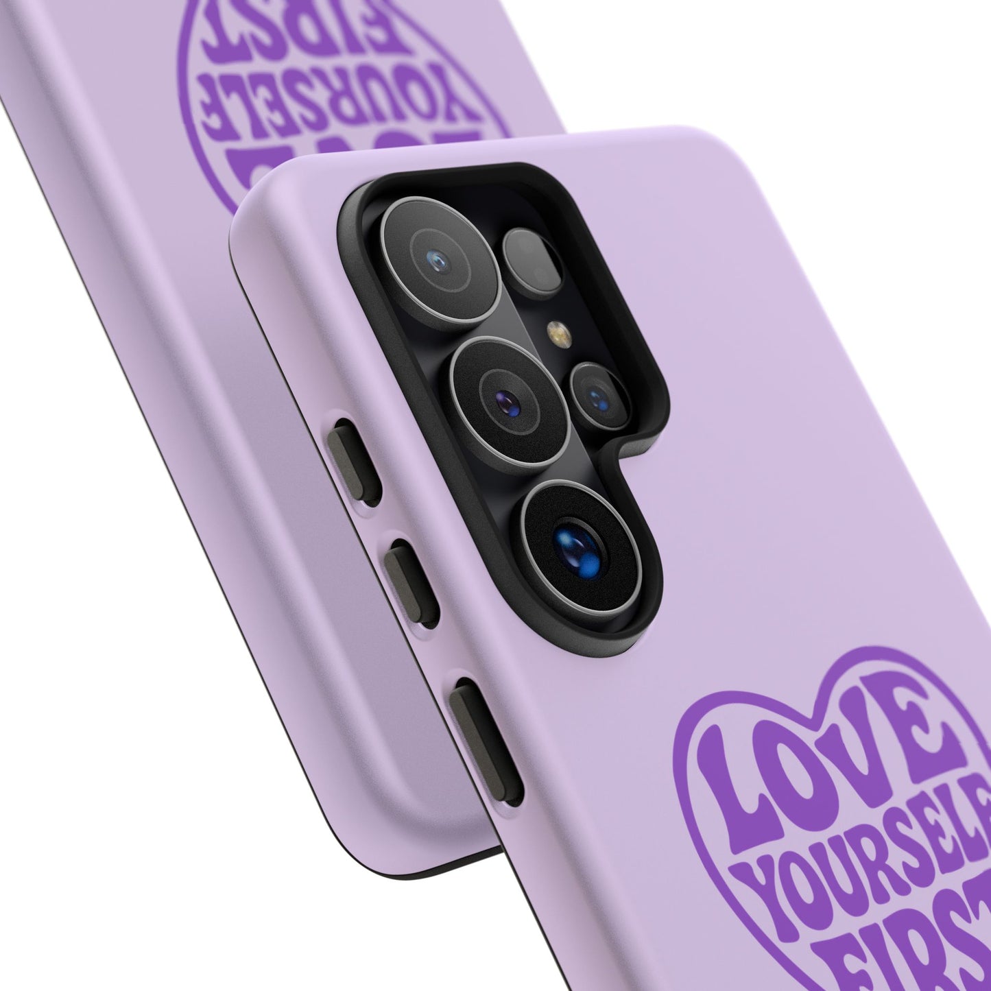 Love Yourself First - Coque Samsung (violet)