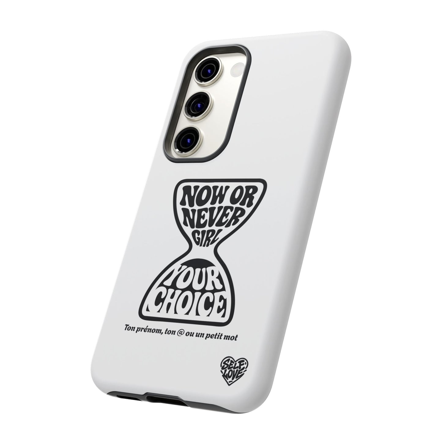 Now Or Never Girl - Coque Samsung (blanc)