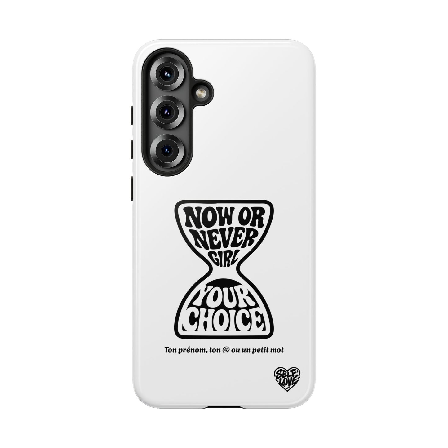 Now Or Never Girl - Coque Samsung (blanc)