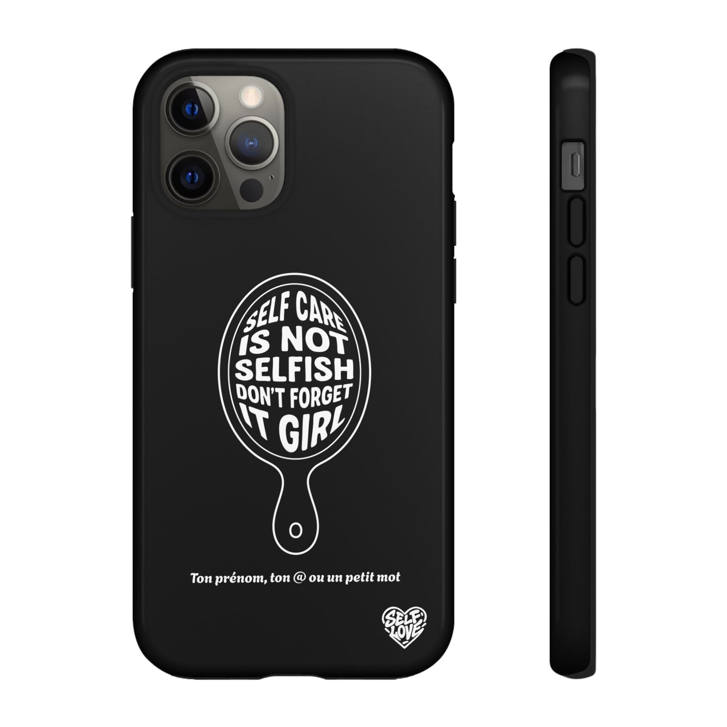 Self Care - Coque iPhone (noir)