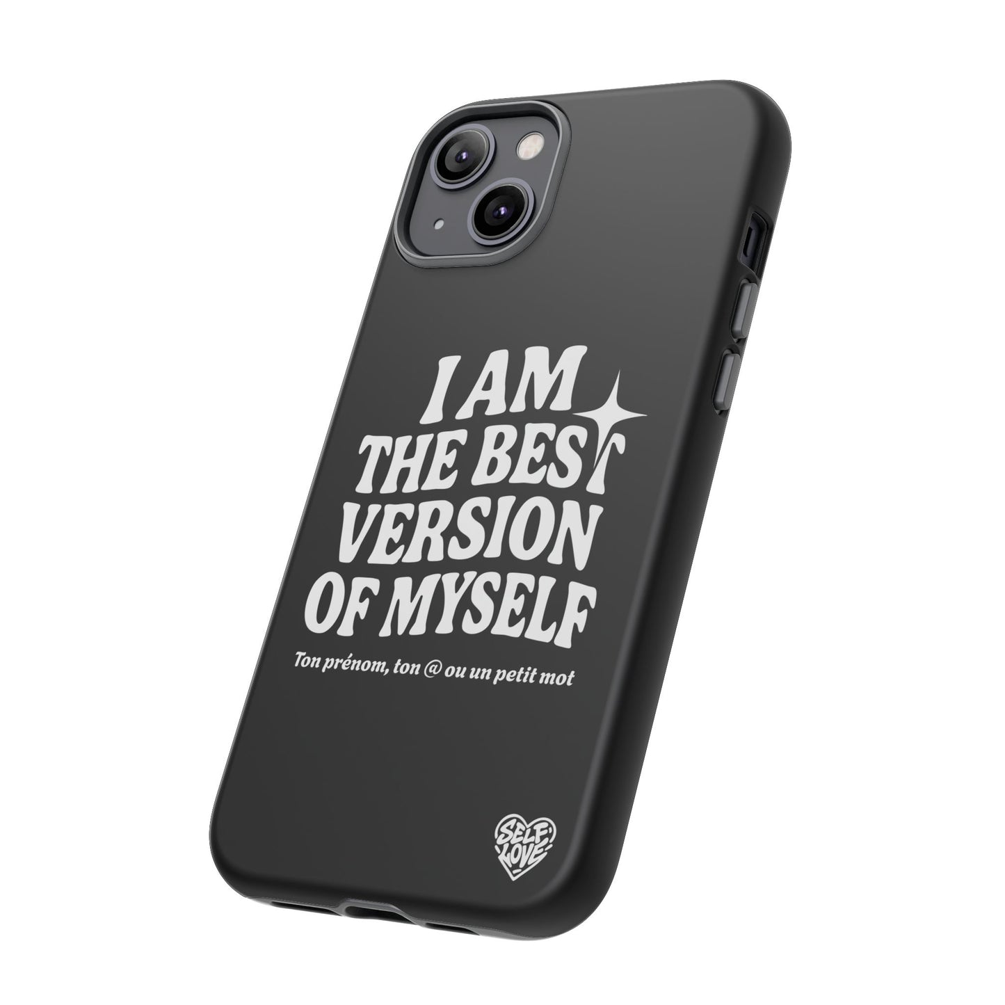 I Am The Best Version Of Myself - Coque iPhone (noir)