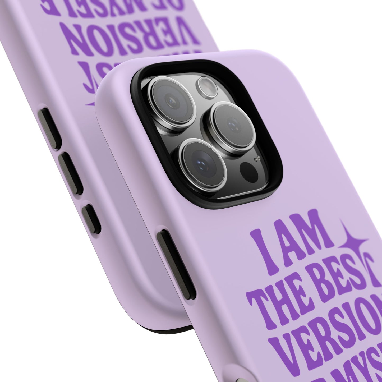 I Am The Best Version Of Myself - Coque iPhone (violet)