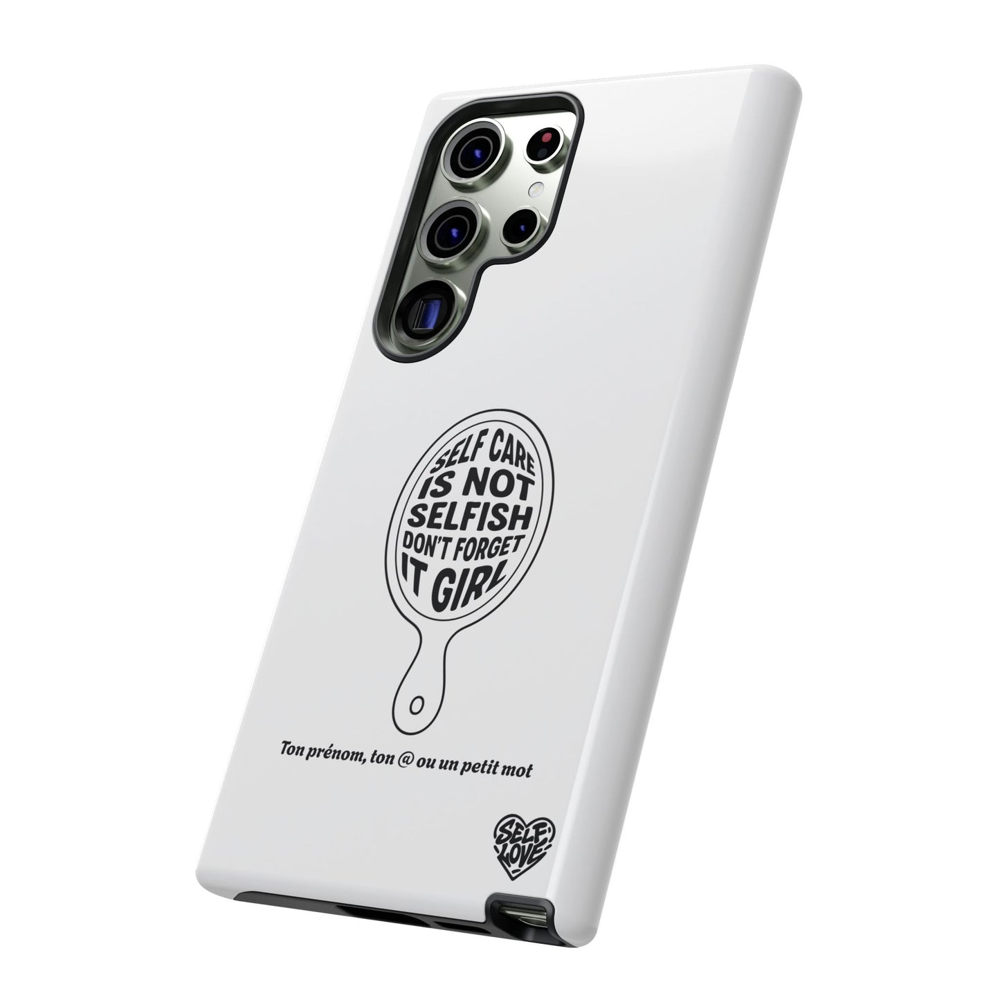 Self Care - Coque Samsung (blanc)