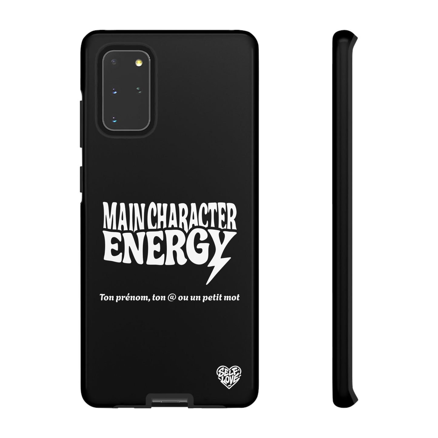 Main Character Energy - Coque Samsung (noir)