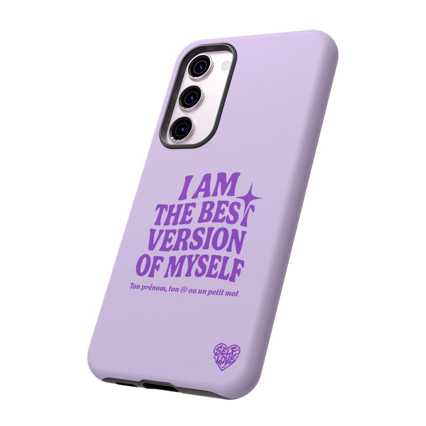 I Am The Best Version Of Myself - Coque Samsung (violet)