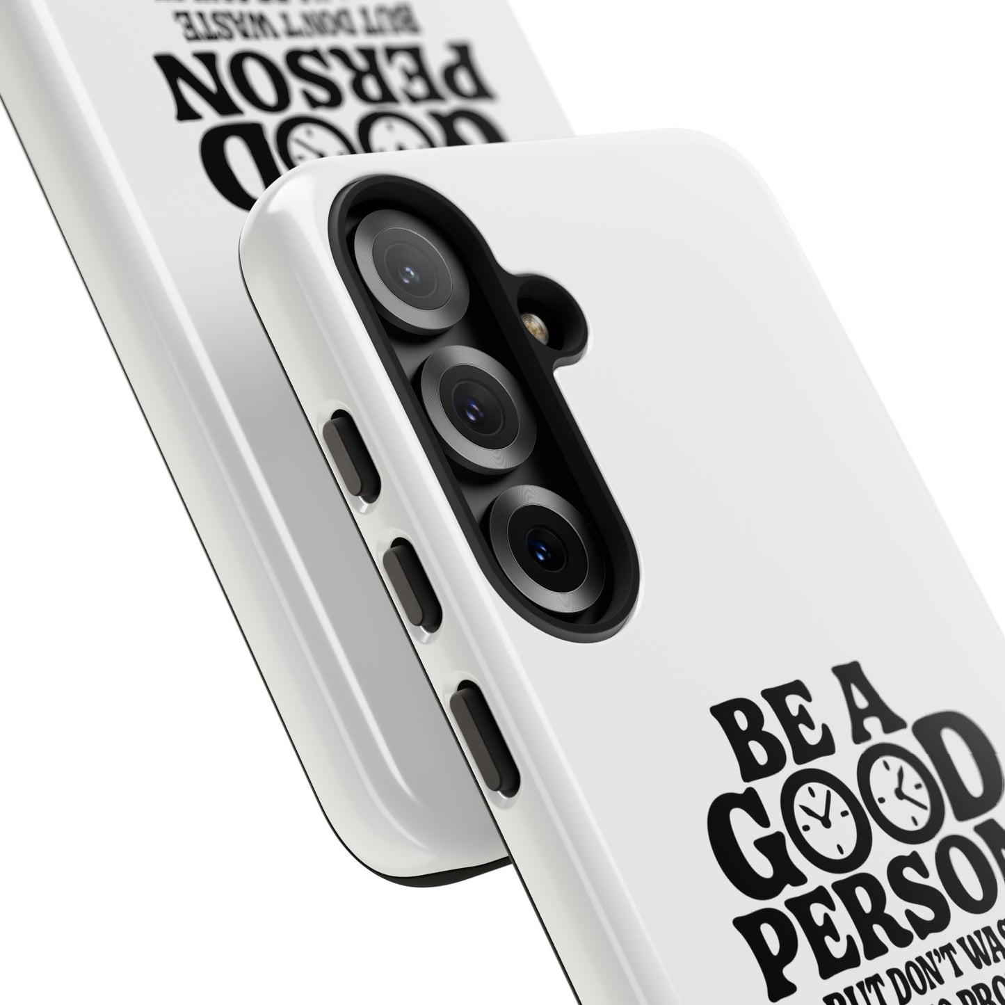 Be A Good Person - Coque Samsung (blanc)