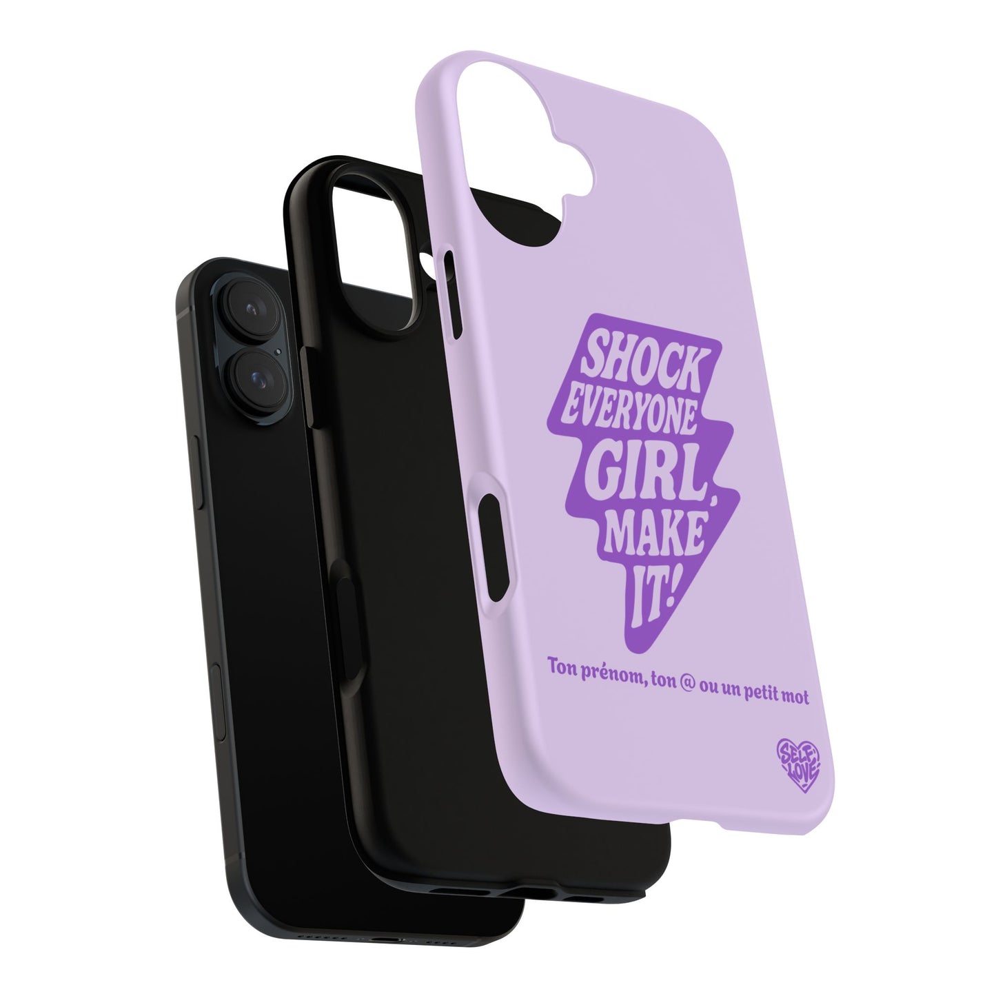 Shock Everyone - Coque iPhone (violet)