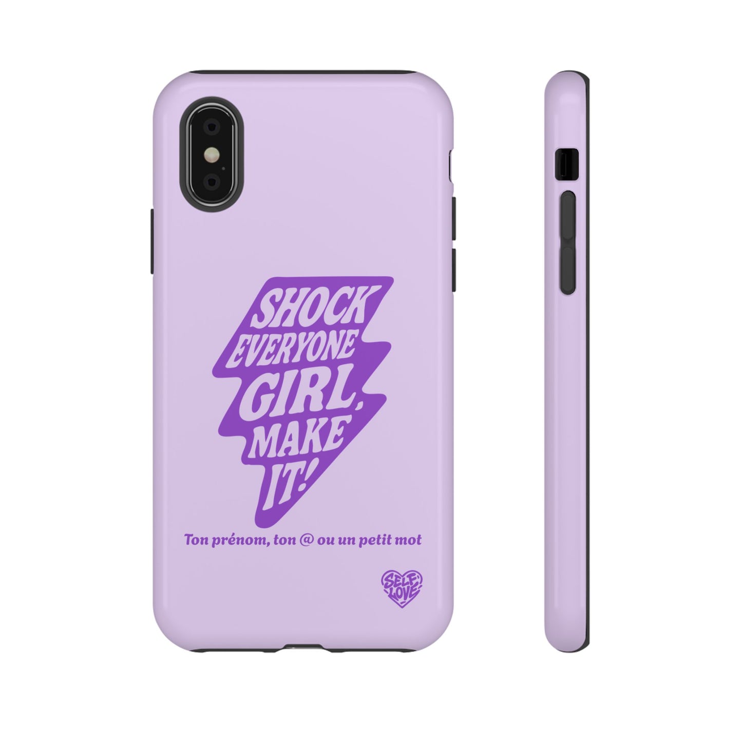 Shock Everyone - Coque iPhone (violet)