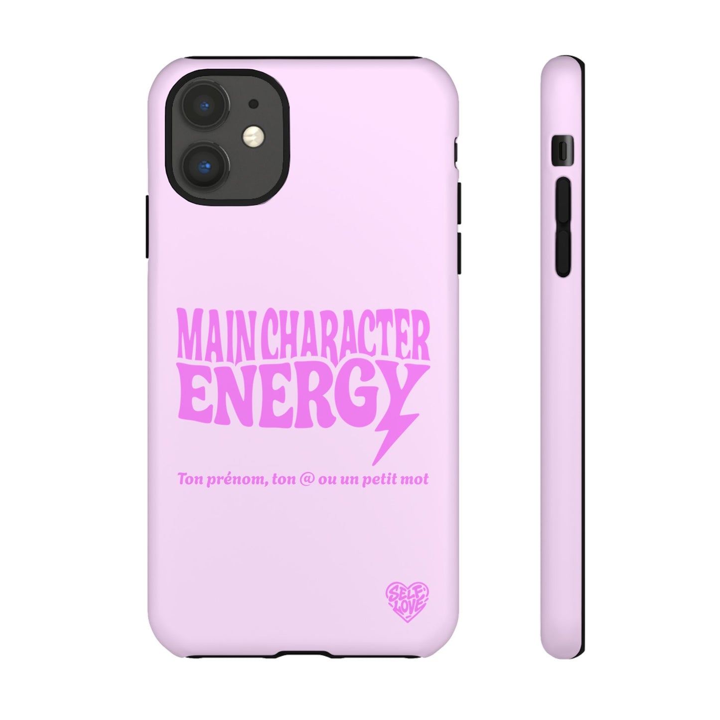 Main Character Energy - Coque iPhone (rose)