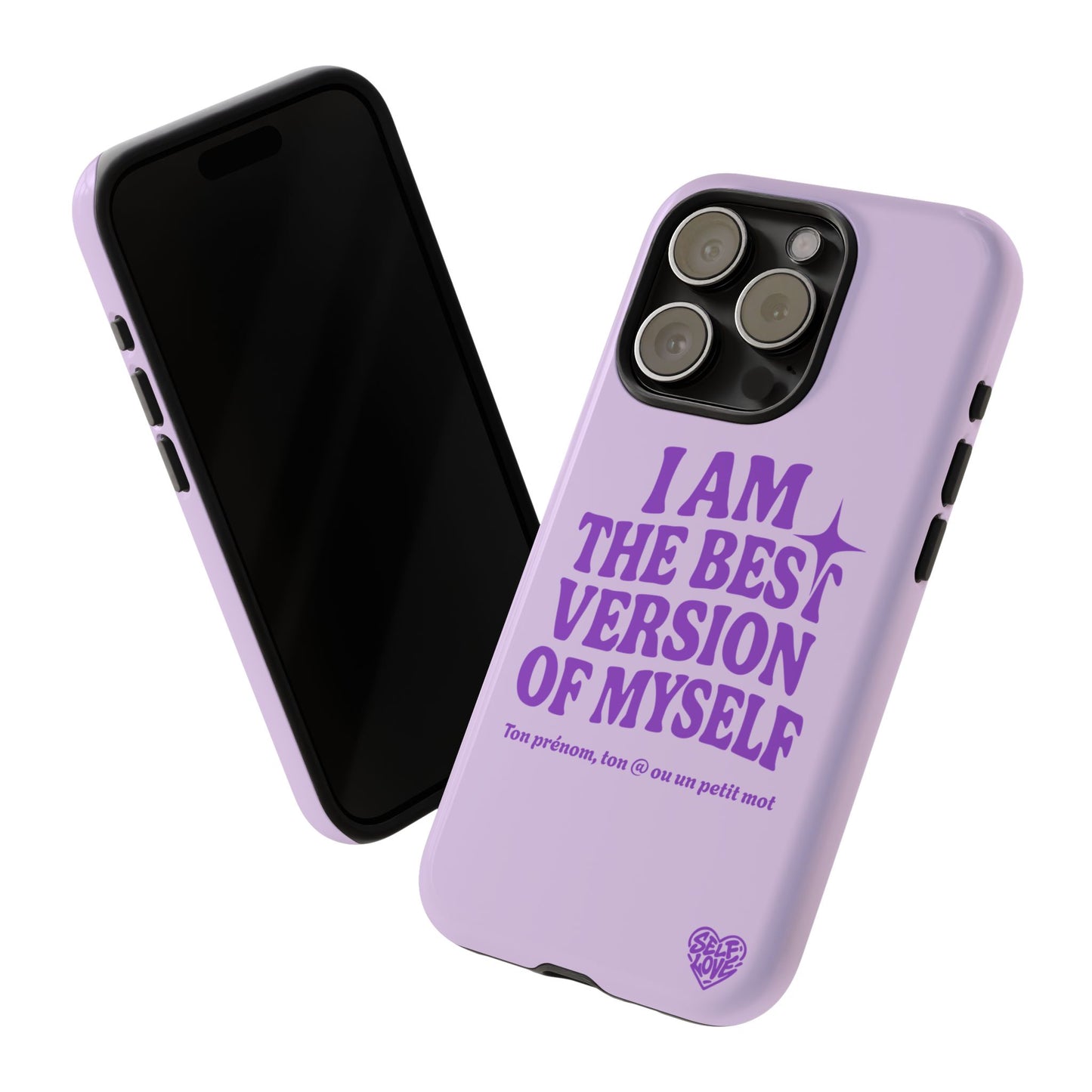 I Am The Best Version Of Myself - Coque iPhone (violet)