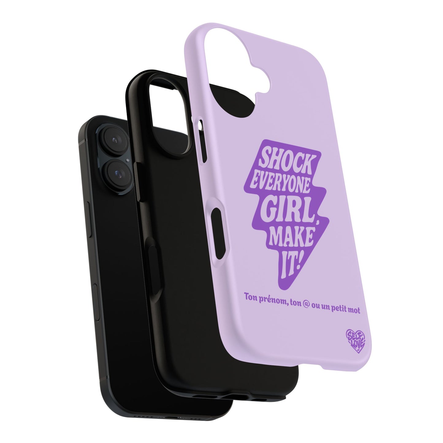 Shock Everyone - Coque iPhone (violet)