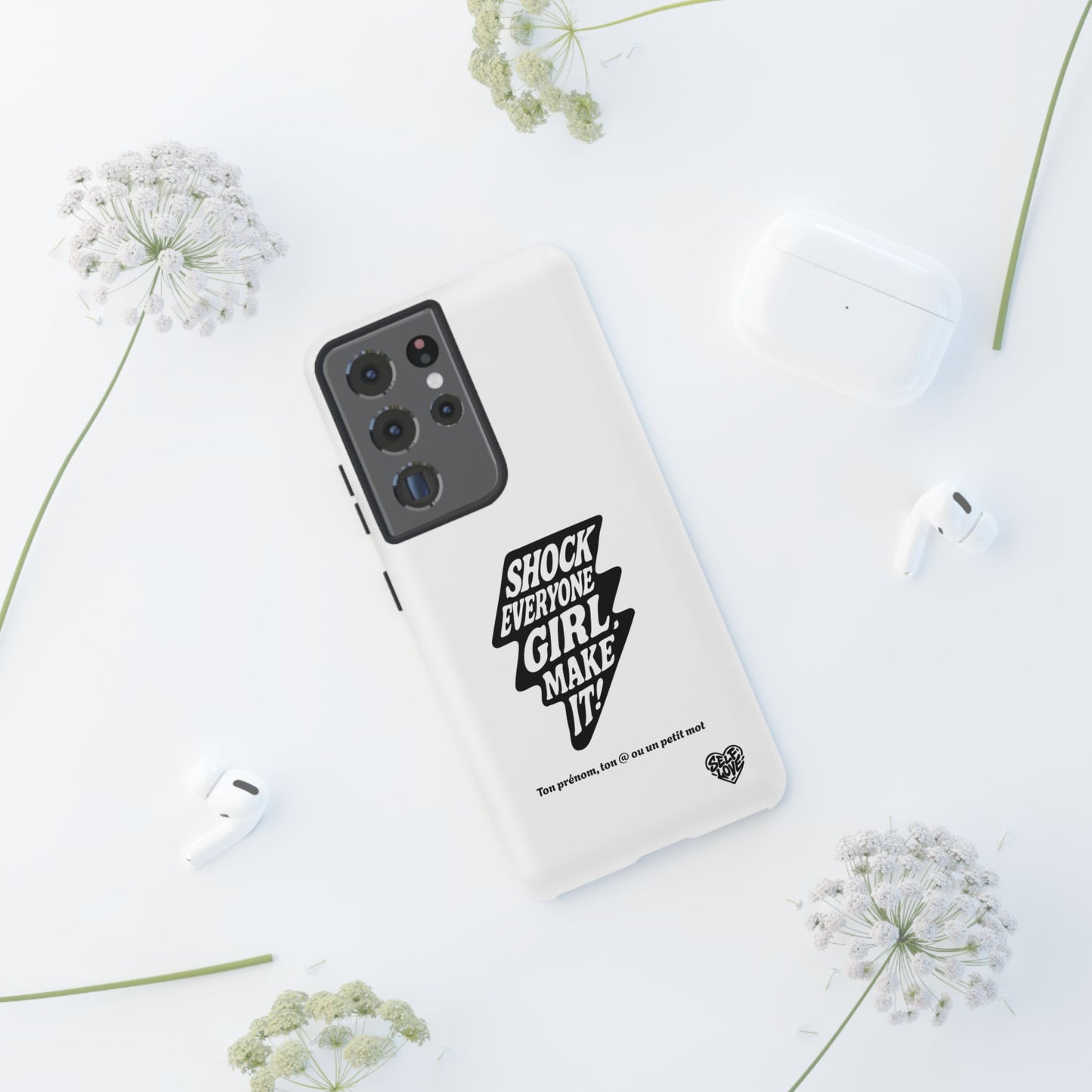 Shock Everyone - Coque Samsung (blanc)