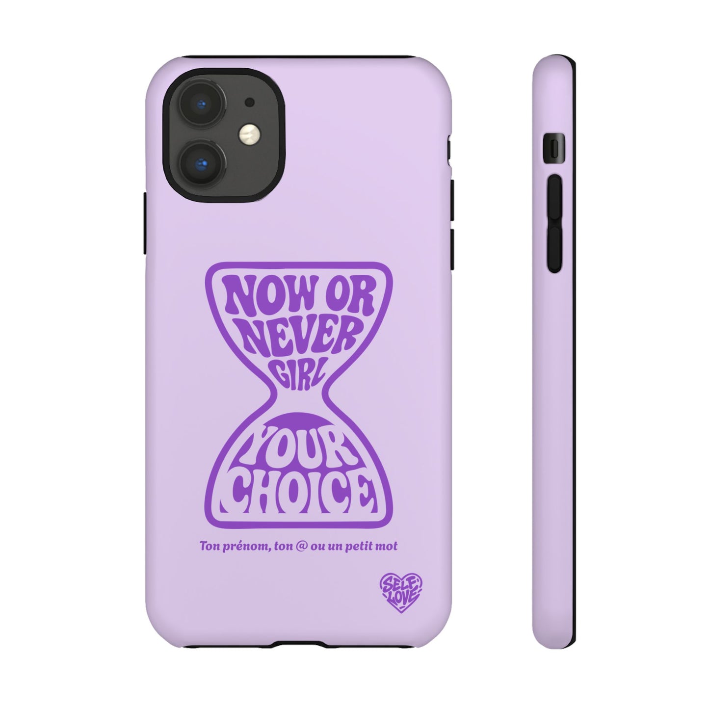 Now Or Never Girl - Coque iPhone (violet)