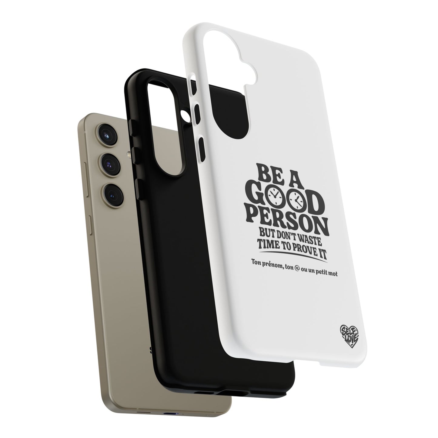 Be A Good Person - Coque Samsung (blanc)