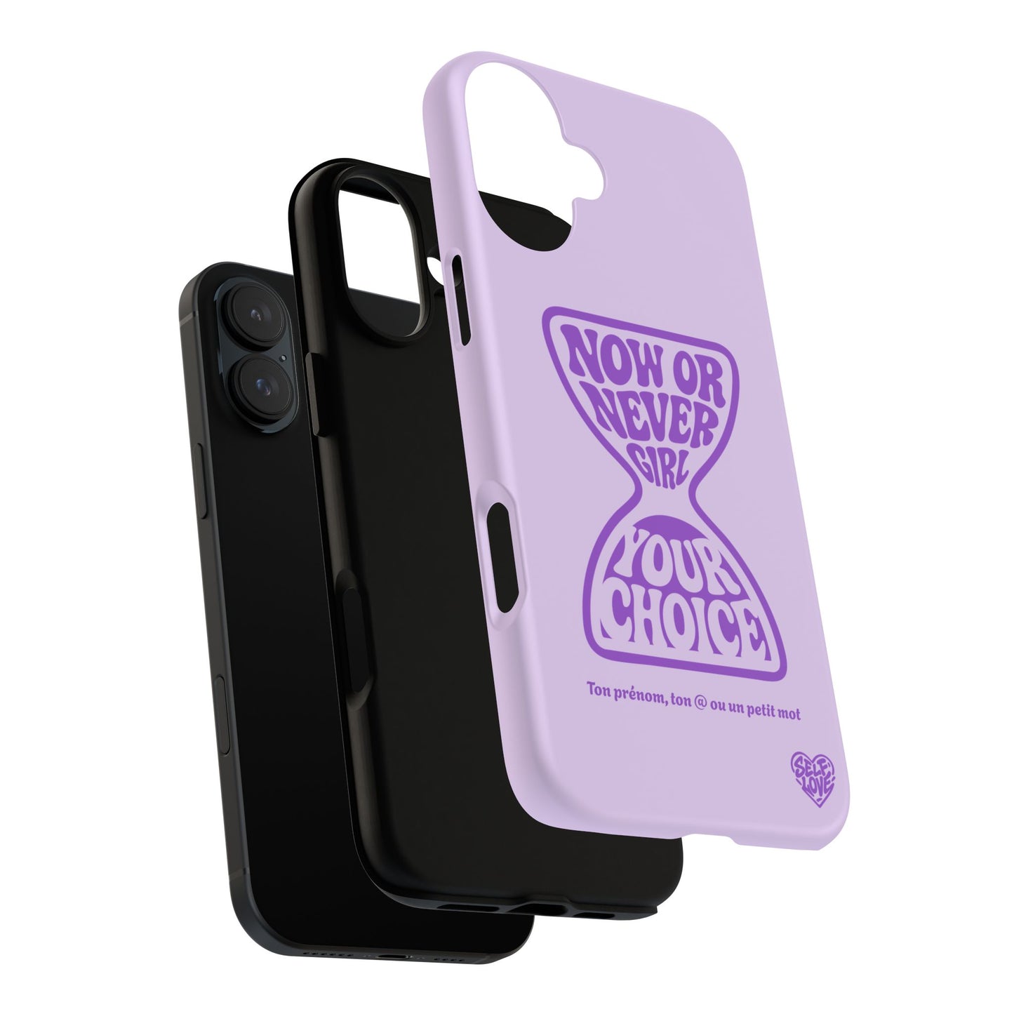 Now Or Never Girl - Coque iPhone (violet)