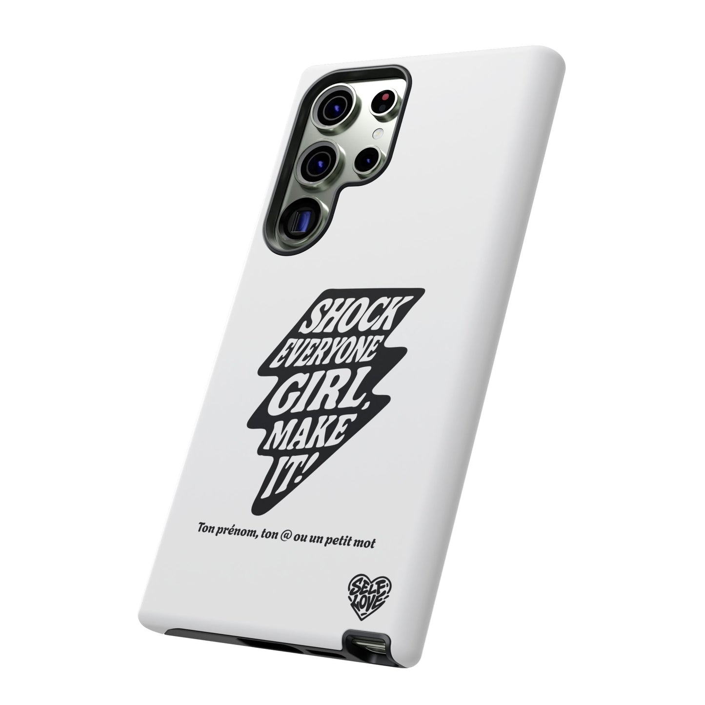 Shock Everyone - Coque Samsung (blanc)