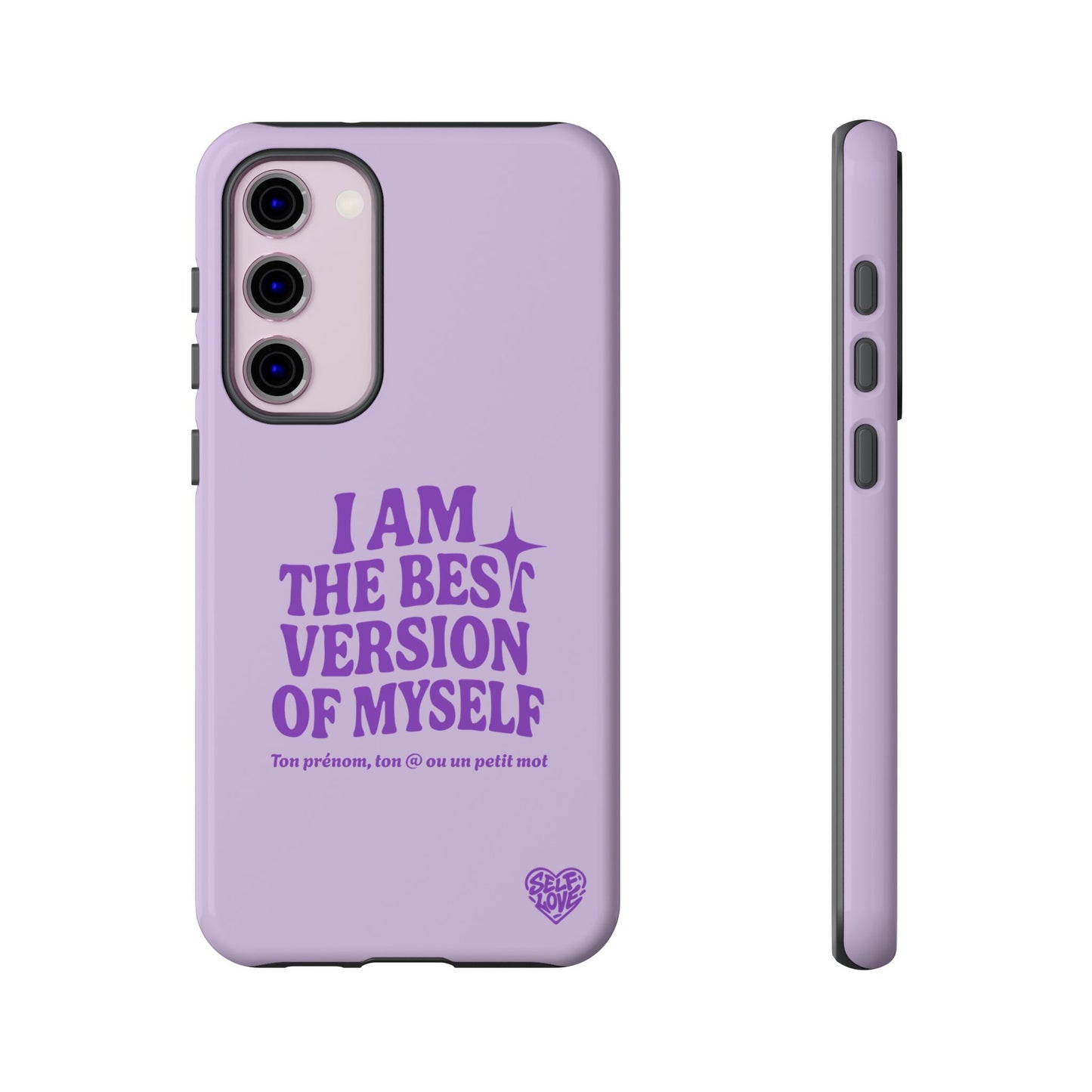 I Am The Best Version Of Myself - Coque Samsung (violet)