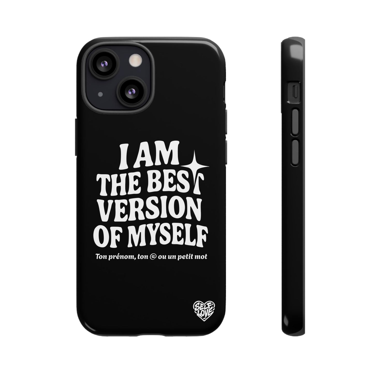 I Am The Best Version Of Myself - Coque iPhone (noir)