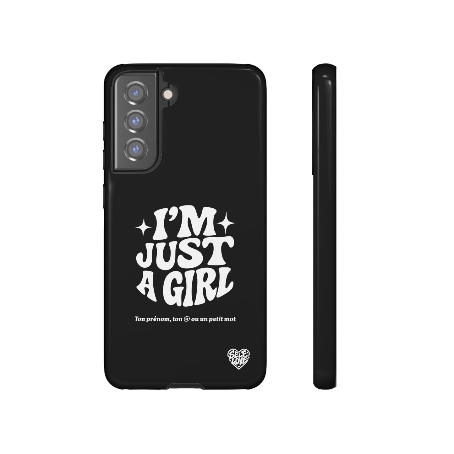 Im Just A Girl - Coque Samsung (noir)